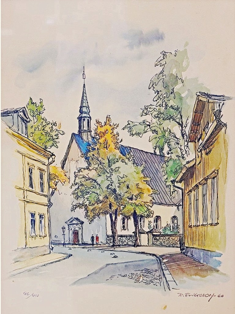 Nyköping - Östra kyrkan 1960