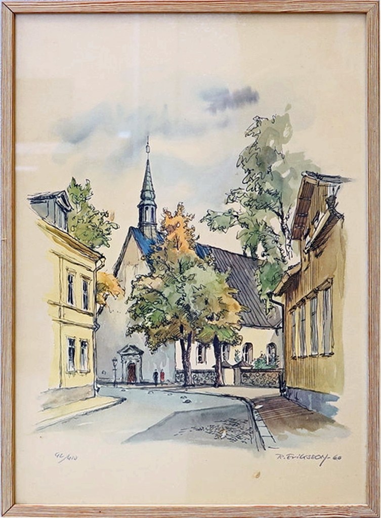Nyköping - Östra kyrkan 1960