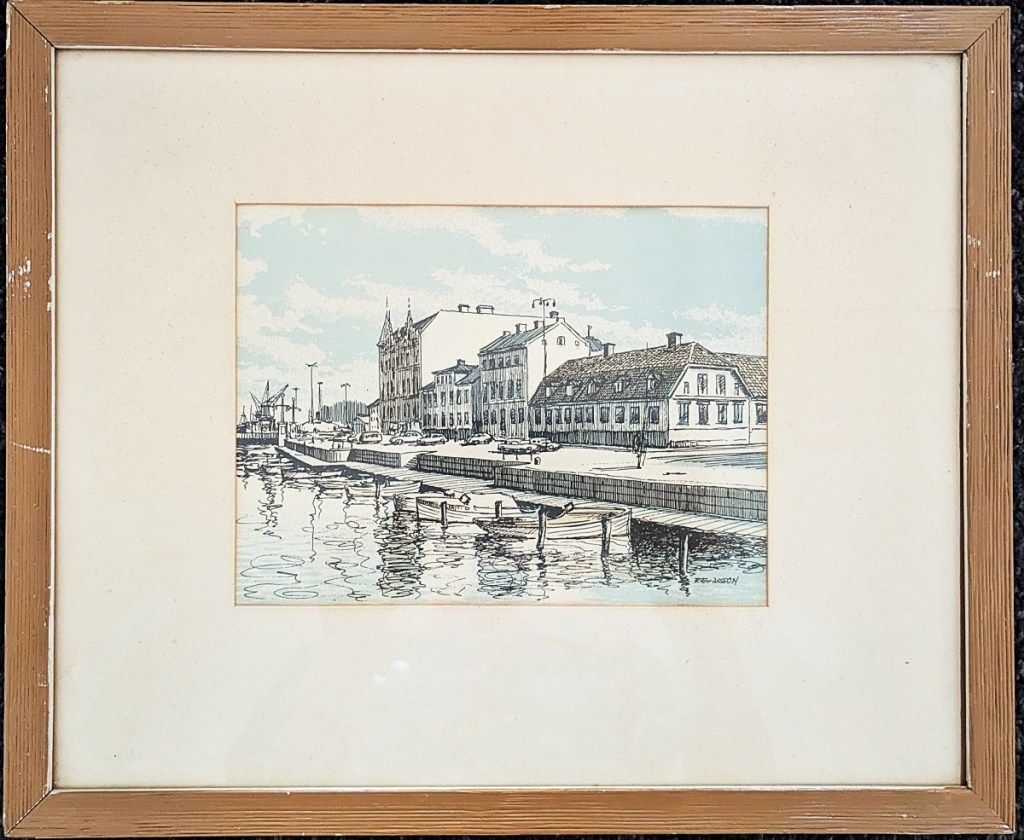 Norrköping - Från Strömsholmen mot hamnen. Bidrag från besökare 2024-08-16. Tack Sandra.