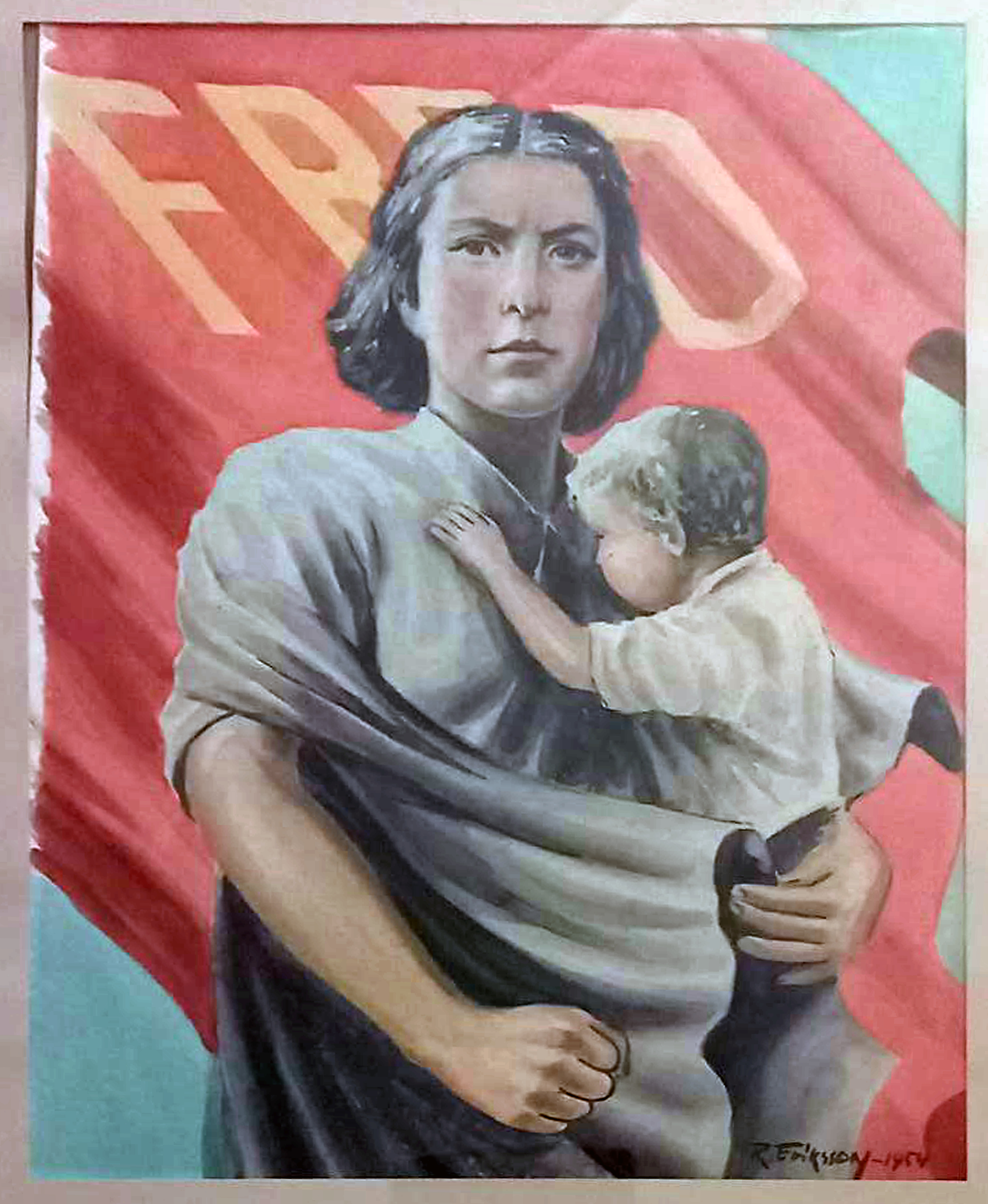 Akvarell - Kopia från original utförd av Viktor Koretsky, sovjetisk konstnär. Bidrag från Annica W 2025-07-16. 