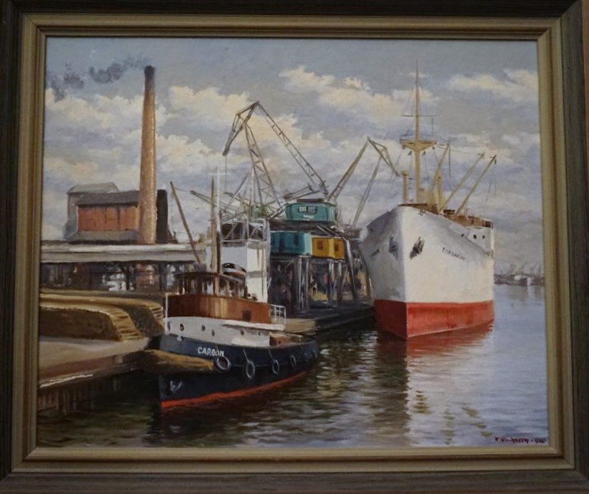 Norrköping - Olja - Hamnen 1960. Bidrag från besökare.