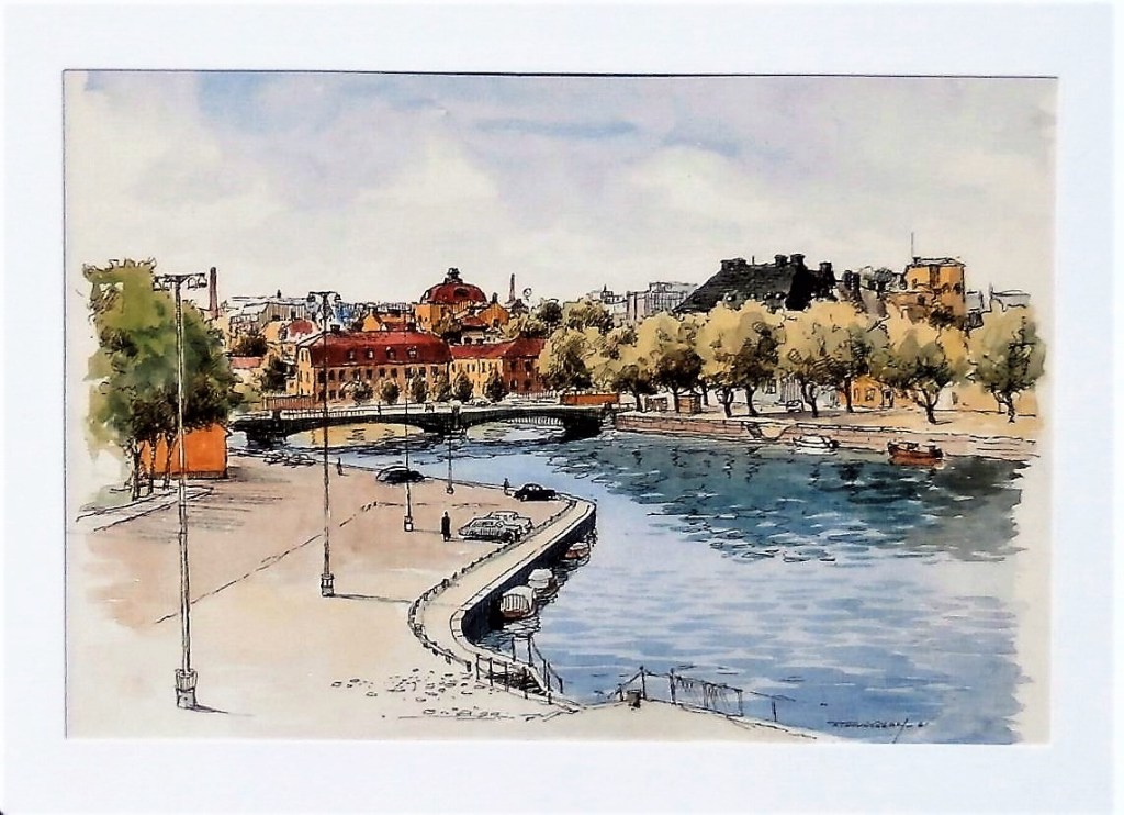 Norrköping - 1961 - Oscar Fredriks bro / Saltängsbron