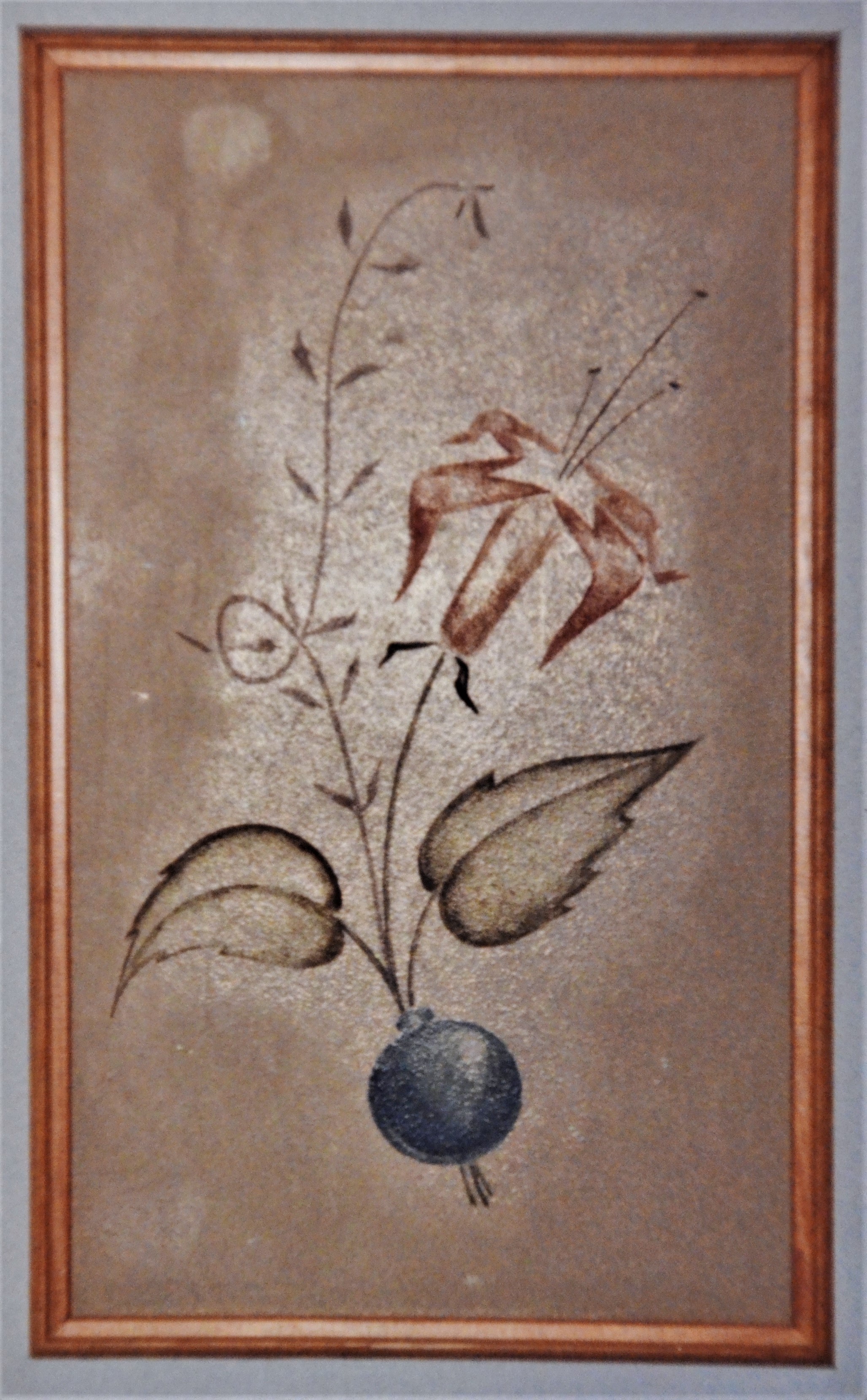 Väggmålning - Svärtinge Folkets Hus