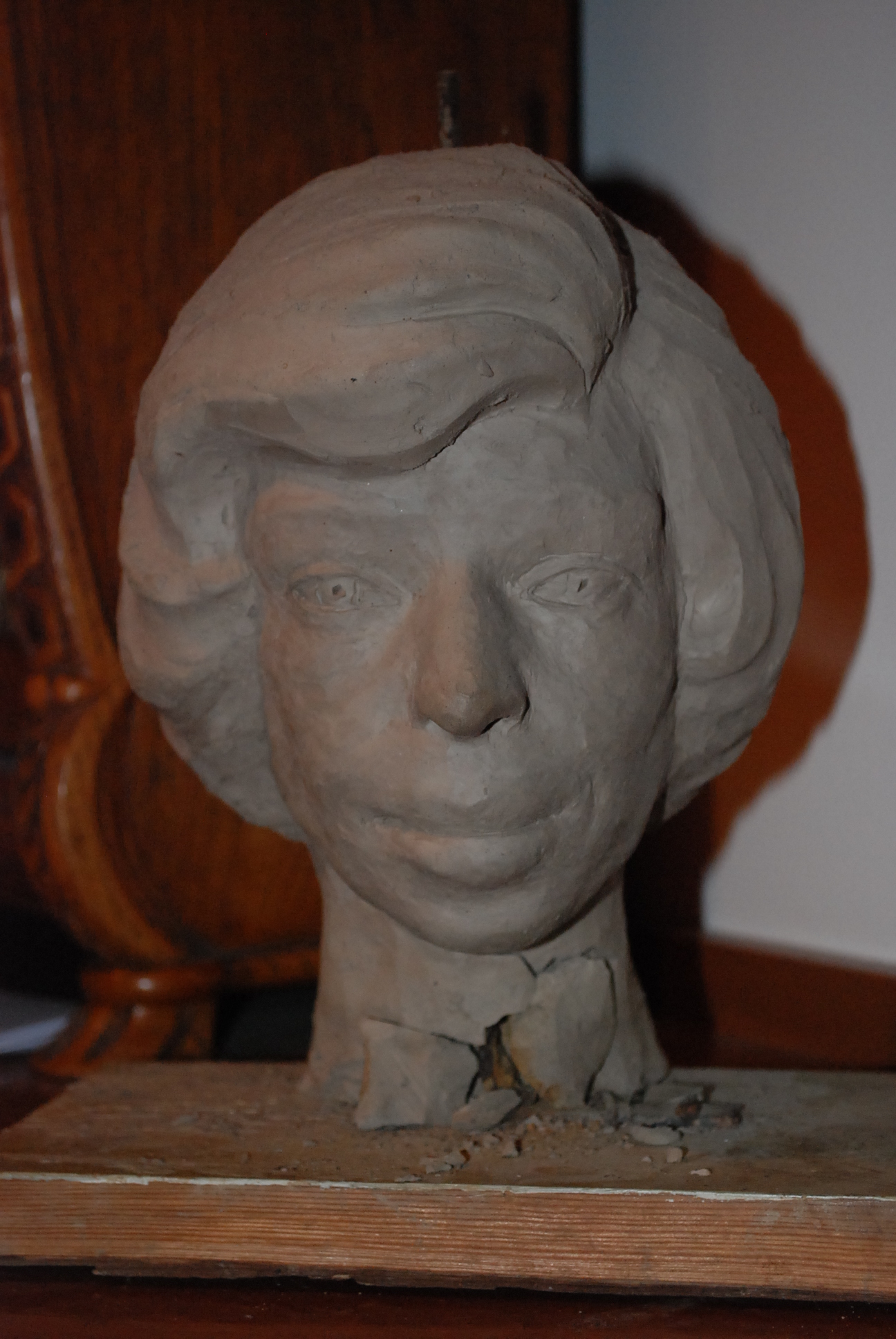 Skulptur - Mamma 60-talet - obränd