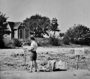 Pappa - Pappa eller Nils Sydling målar sida vid sida ...