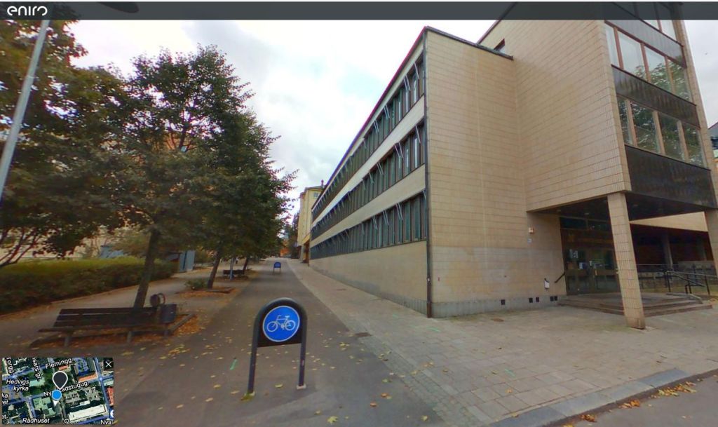 Norrköping - Norra Olai Kyrkogata, åt söder. Så här ser det ut idag.