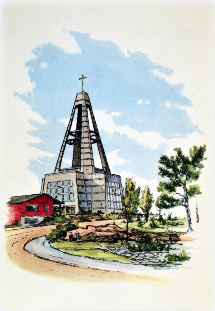 Oxelösund (Vykort 1960) - S:t Botvids kyrka