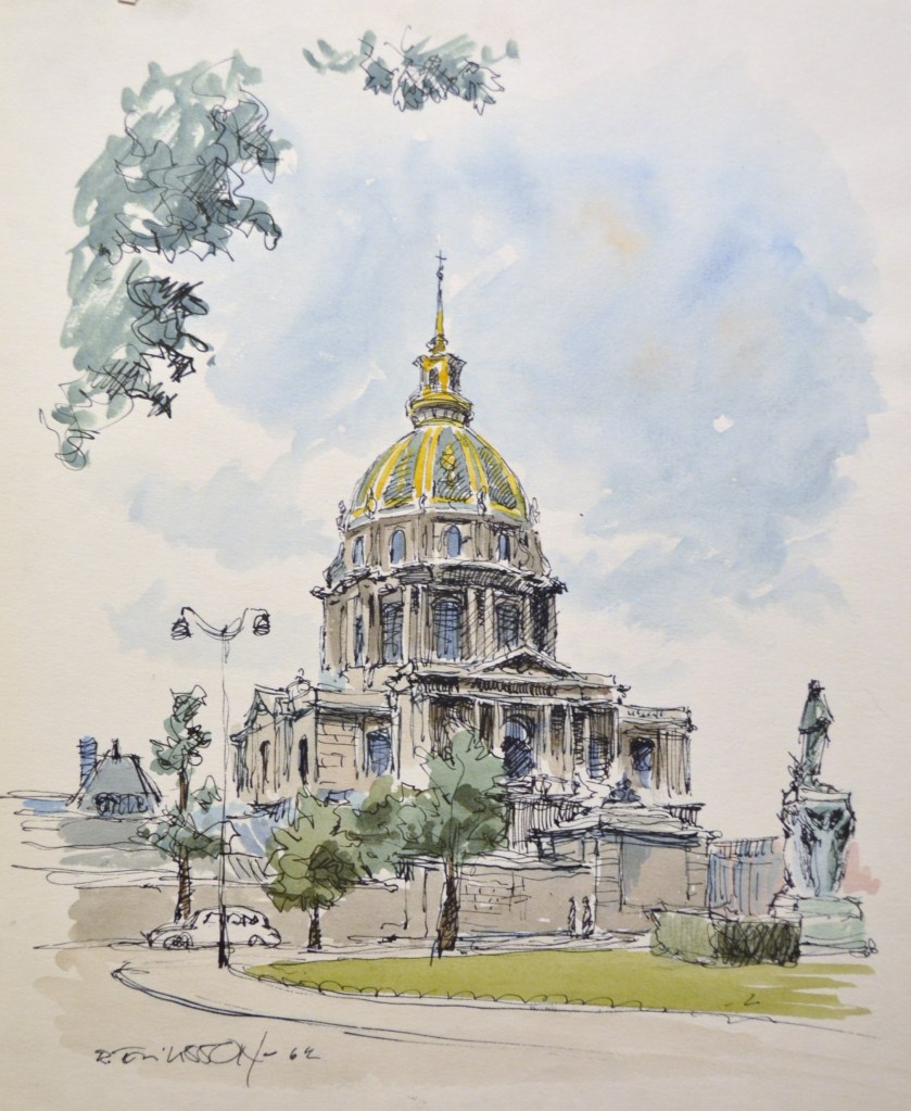 Paris - Kapellet Église du Dôme i Hôtel des Invalides -62