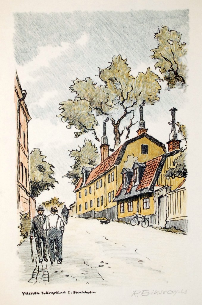 Stockholm - Yttersta Tvärgränd 1963