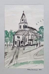 Farmor Ada - Kyrka - AE - 1950