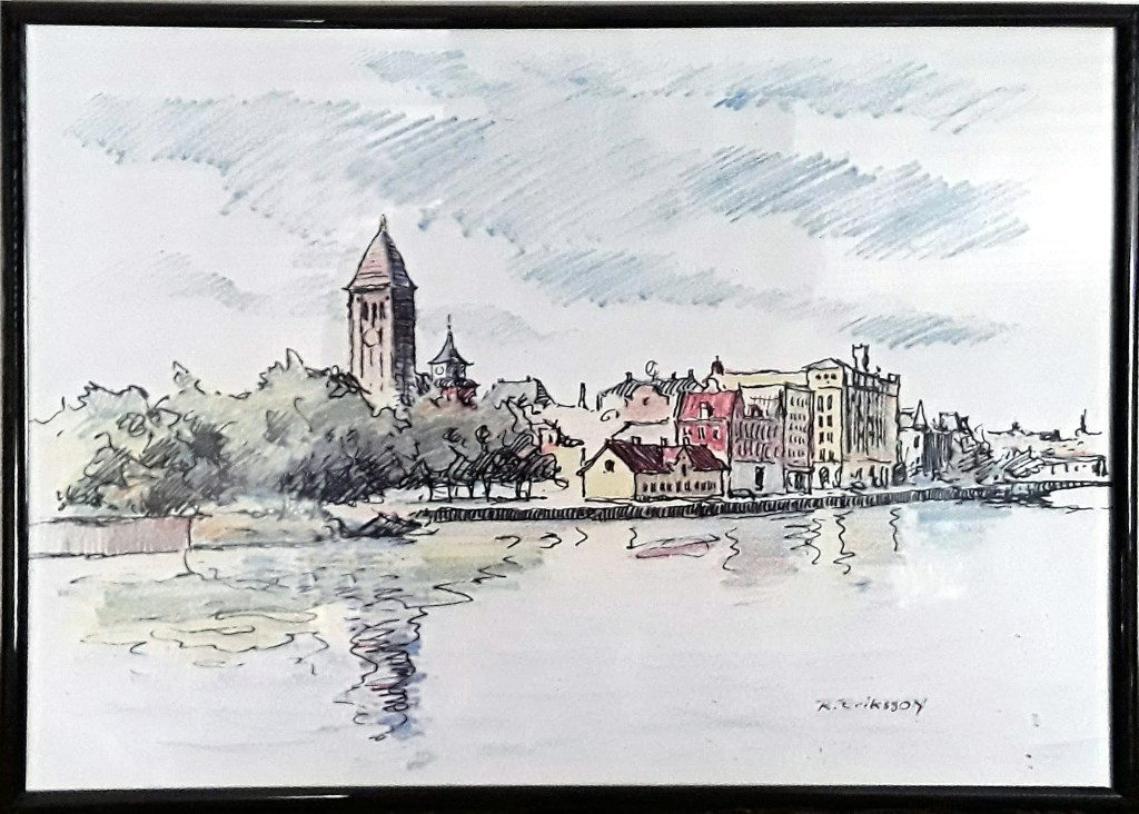 Norrköpings - Strömmen mellan broarna - Strömsholmen. Tack för bidraget 180210