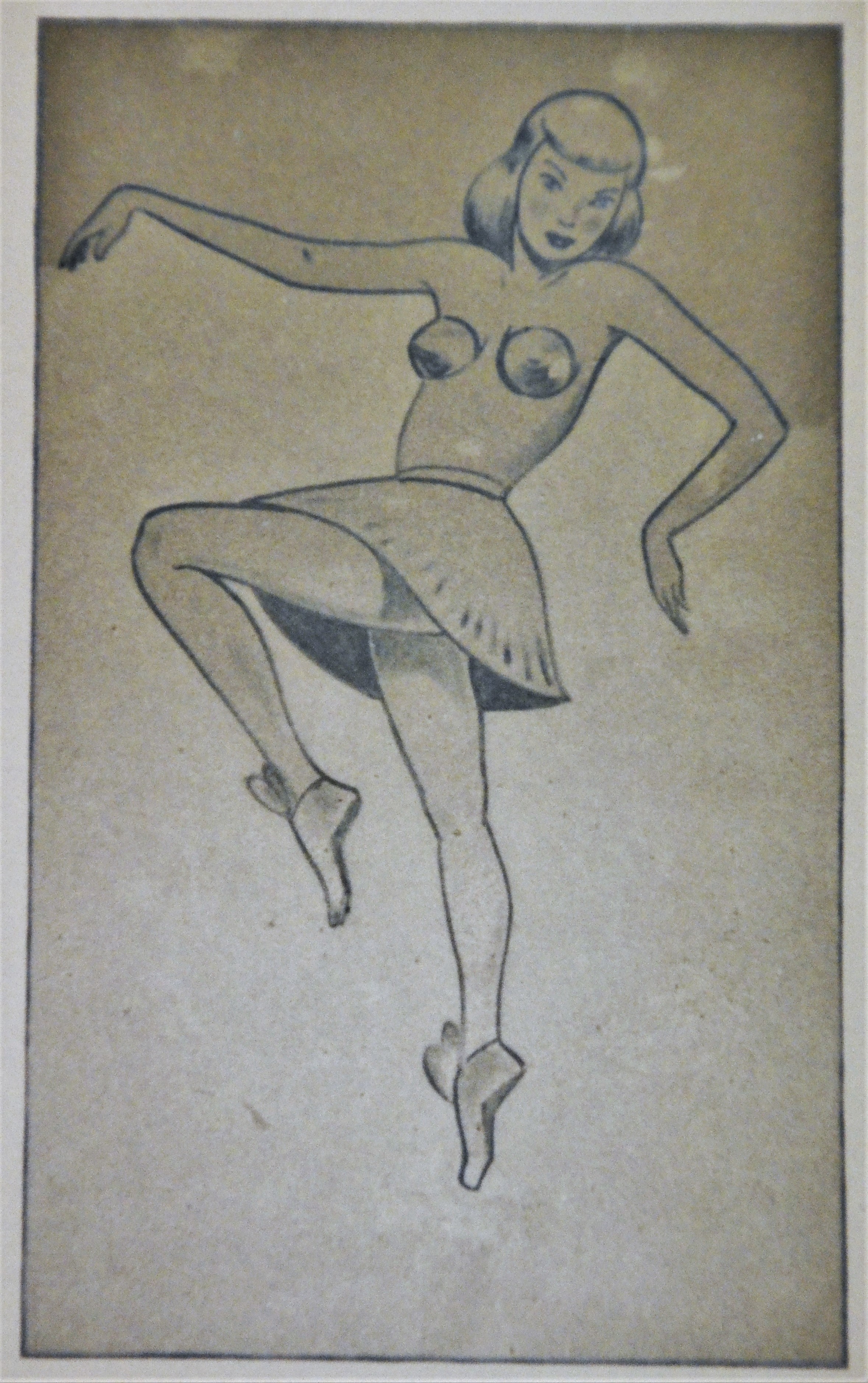 Väggmålning - Svärtinge Folkets Hus