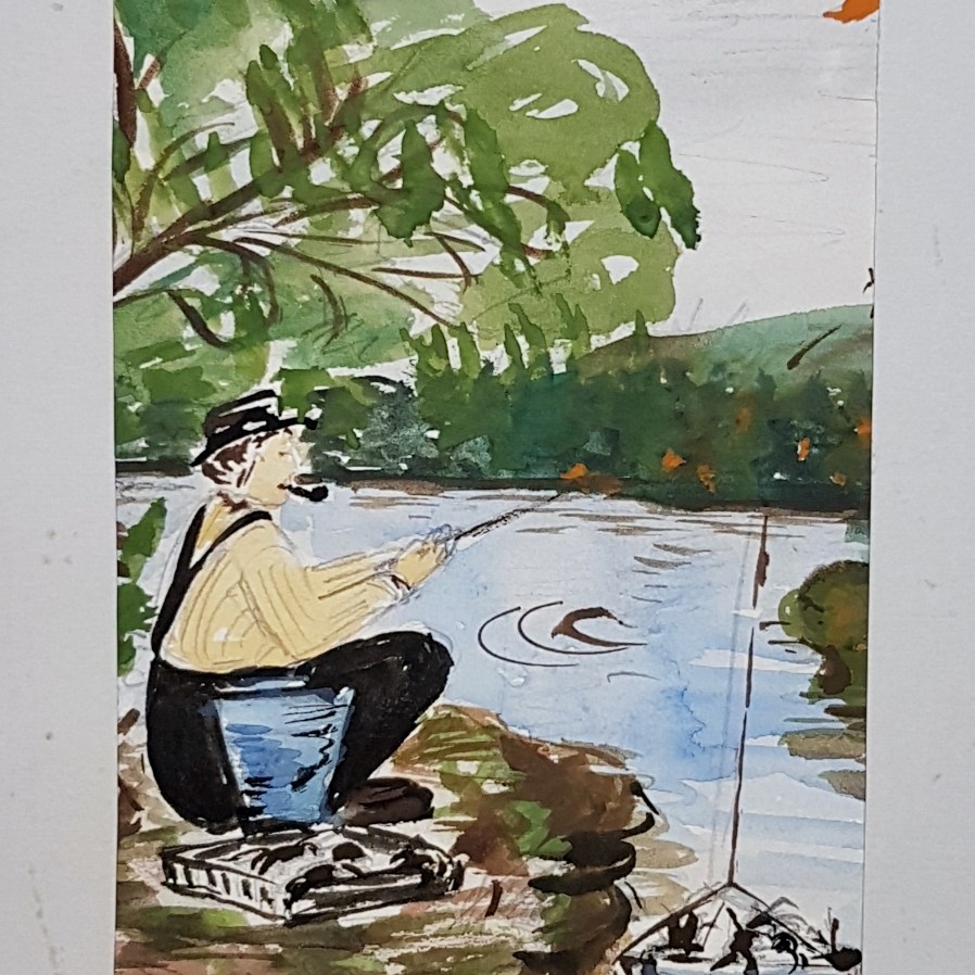 Farmor Ada - Fiskelycka - AE - 1954