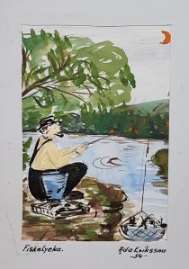 Farmor Ada - Fiskelycka - AE - 1954