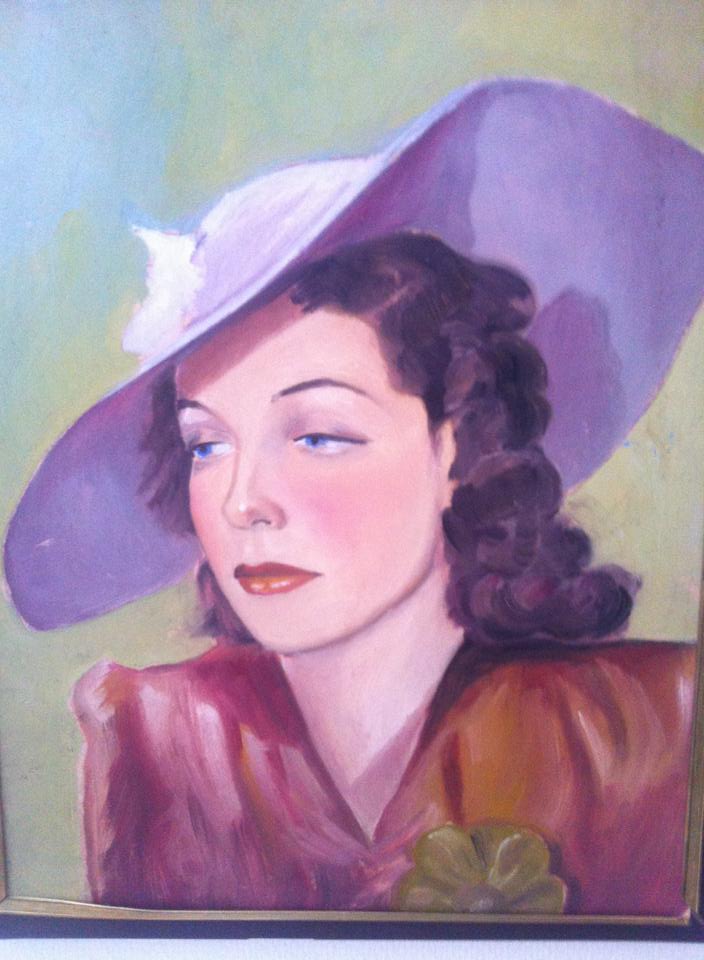 Olja - Kvinnoporträtt