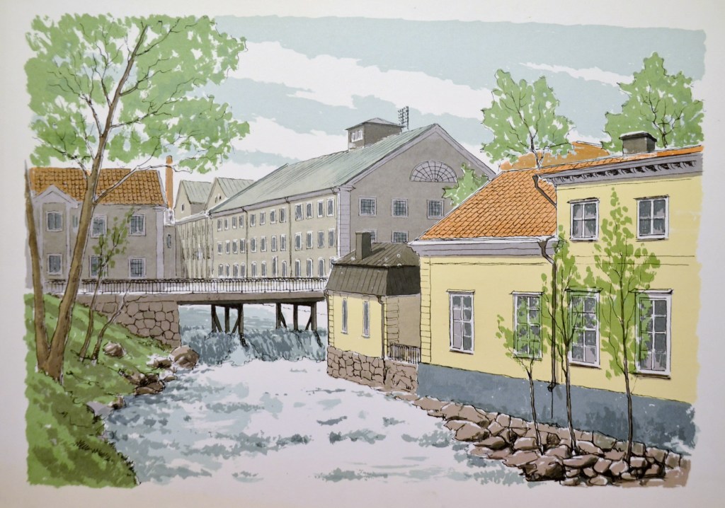 Finspång - Bruksmiljön bakom slottet - 1970