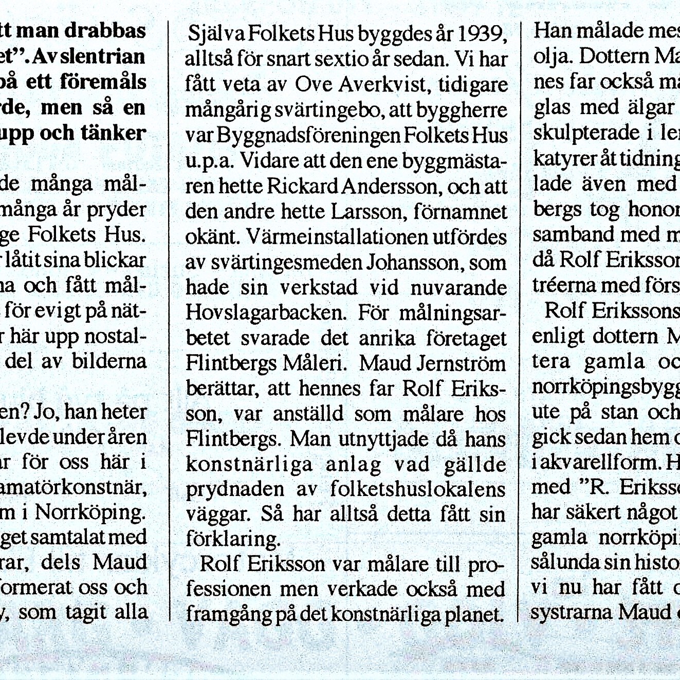 Tidningsartikel - Svärtingebygd_1996_artikeltext