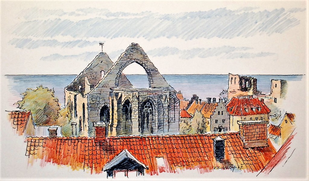 Visby - Sankta Carins kyrkoruin (1962)