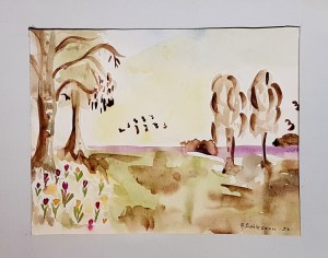 Farmor Ada - Våren - AE - 1953