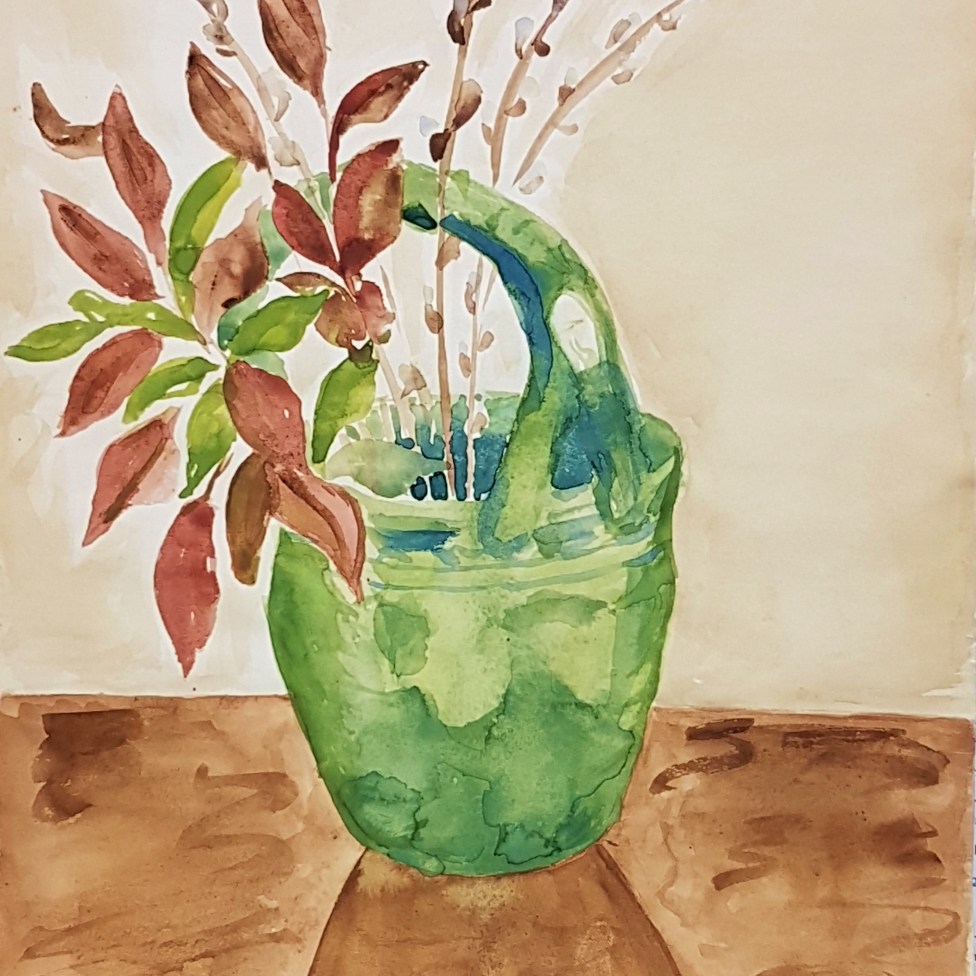 Farmor Ada - Från ritblock - AE - 1953