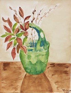 Farmor Ada - Från ritblock - AE - 1953