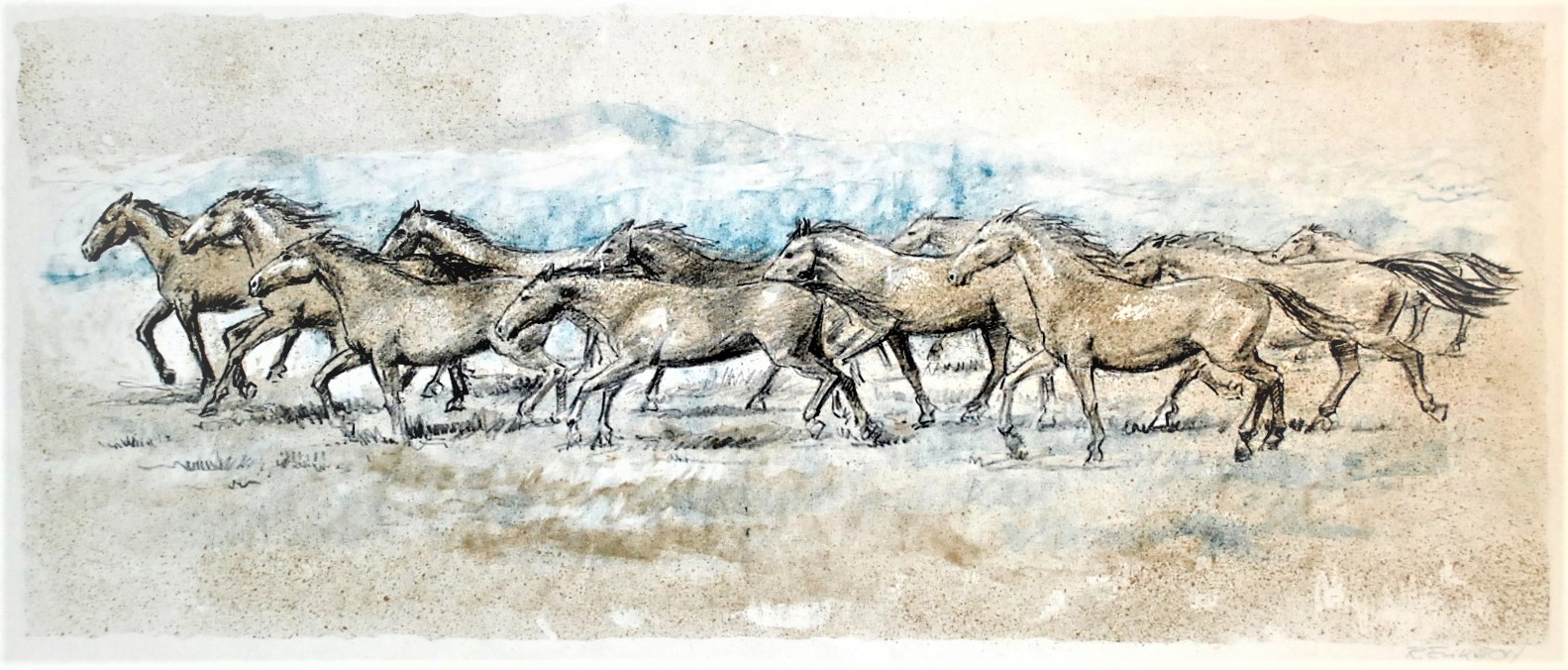 Blandade motiv - Hästar