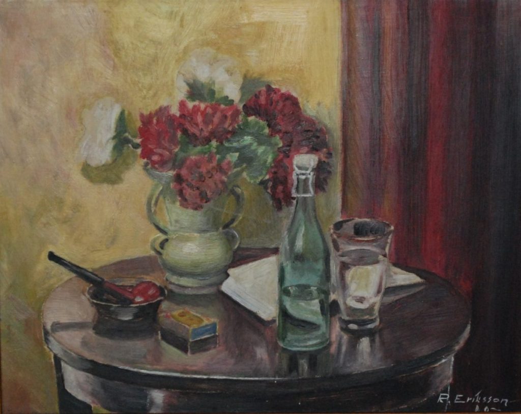 Olja - 1940 - Motiv från föräldrahemmet.