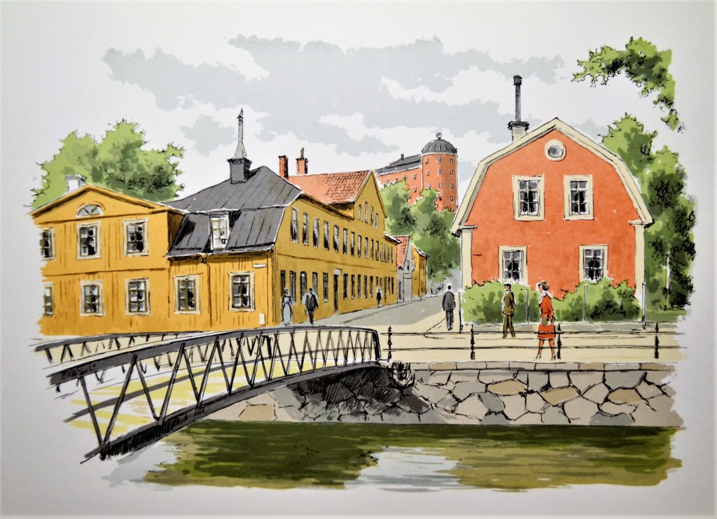 Uppsala - Slottet och Västgötaspången.