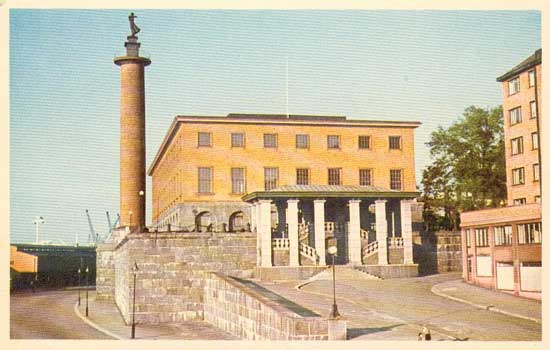 Göteborg - Sjöfartsmuseum, gammalt vykort från nätet.
