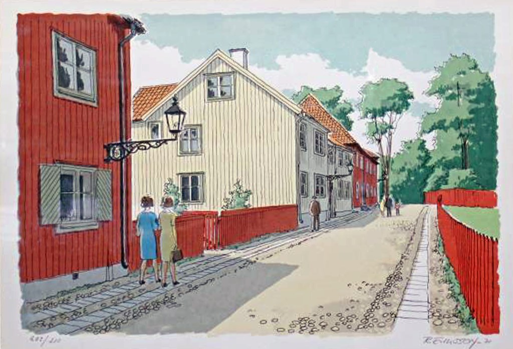 Örebro - Huvudgatan i Wadköping