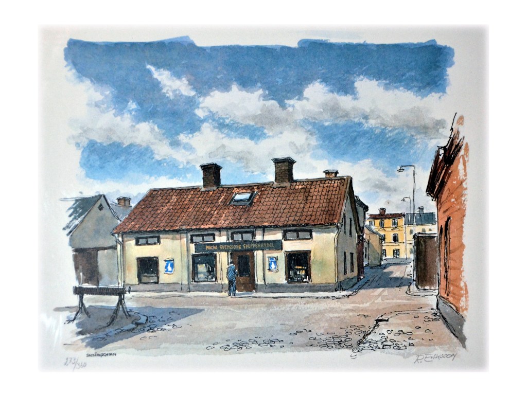 Norrköping - Saltängsgatan, Magda Svenssons skeppshandel.