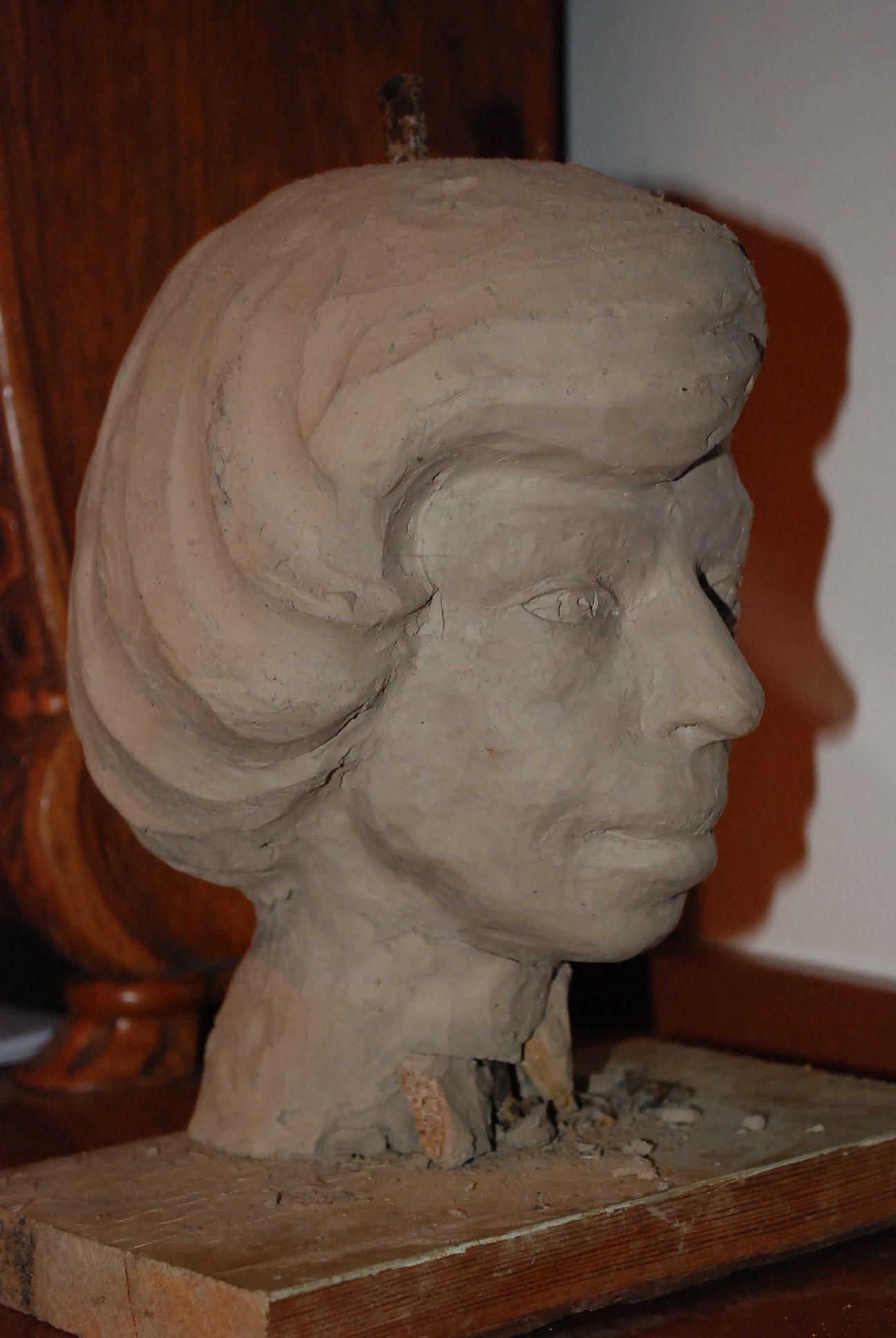 Skulptur - Mamma 60-talet - obränd