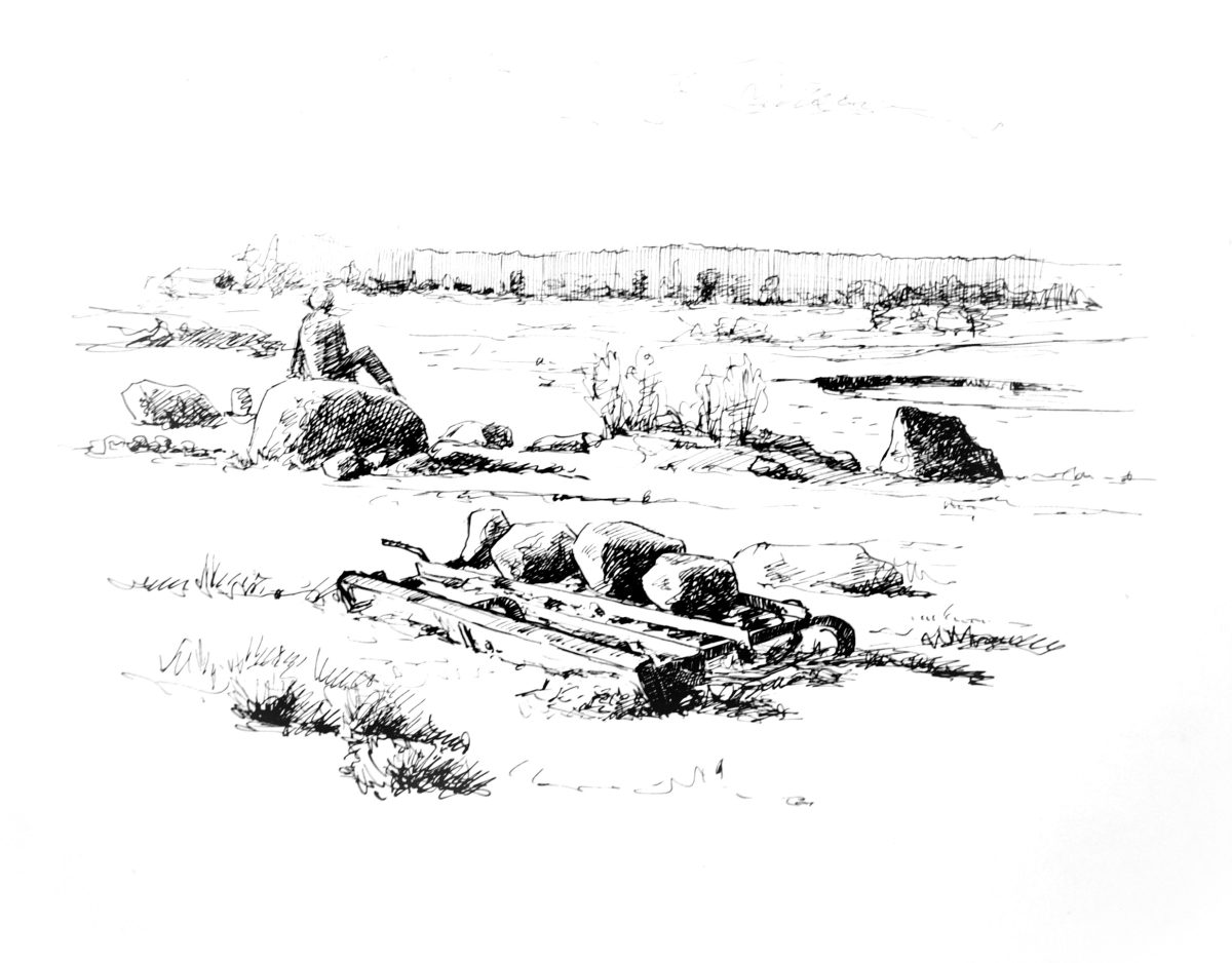 Tusch - Motiv - Landskap