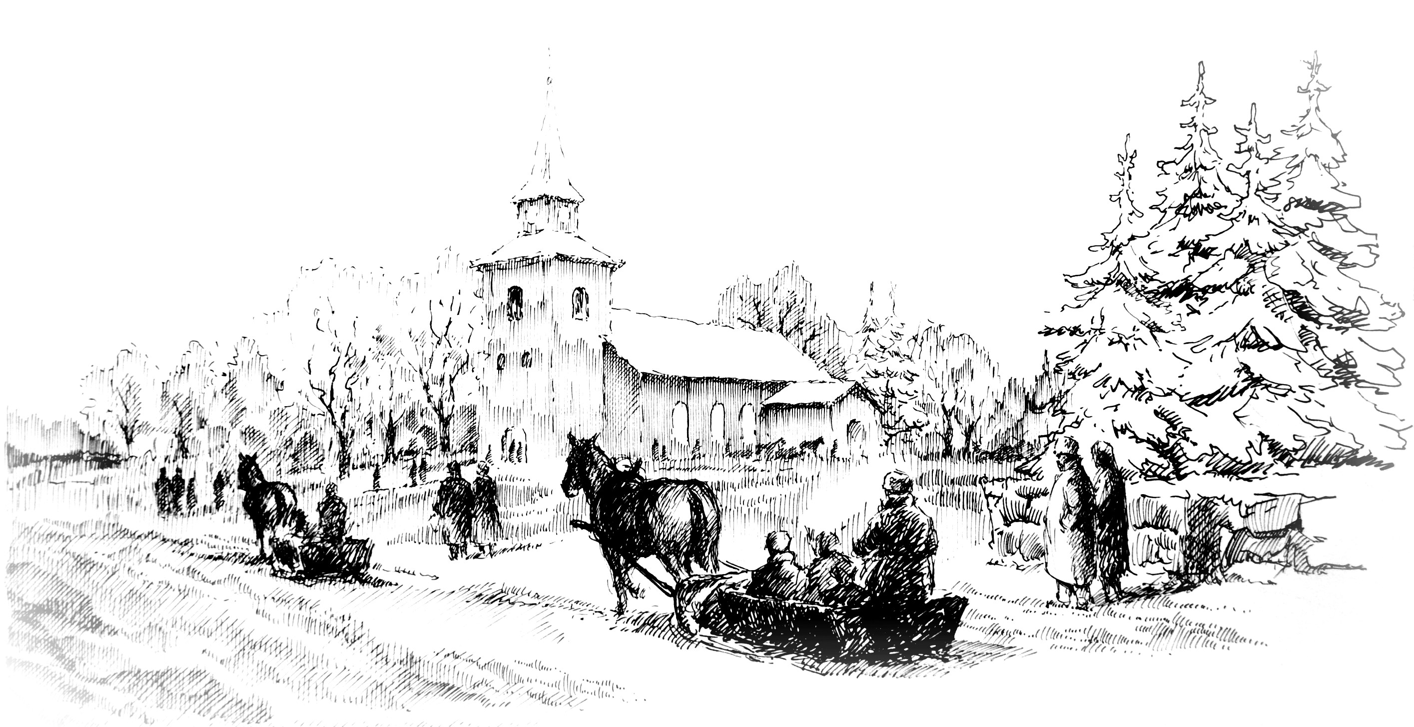 Tusch - Motiv - Vinter