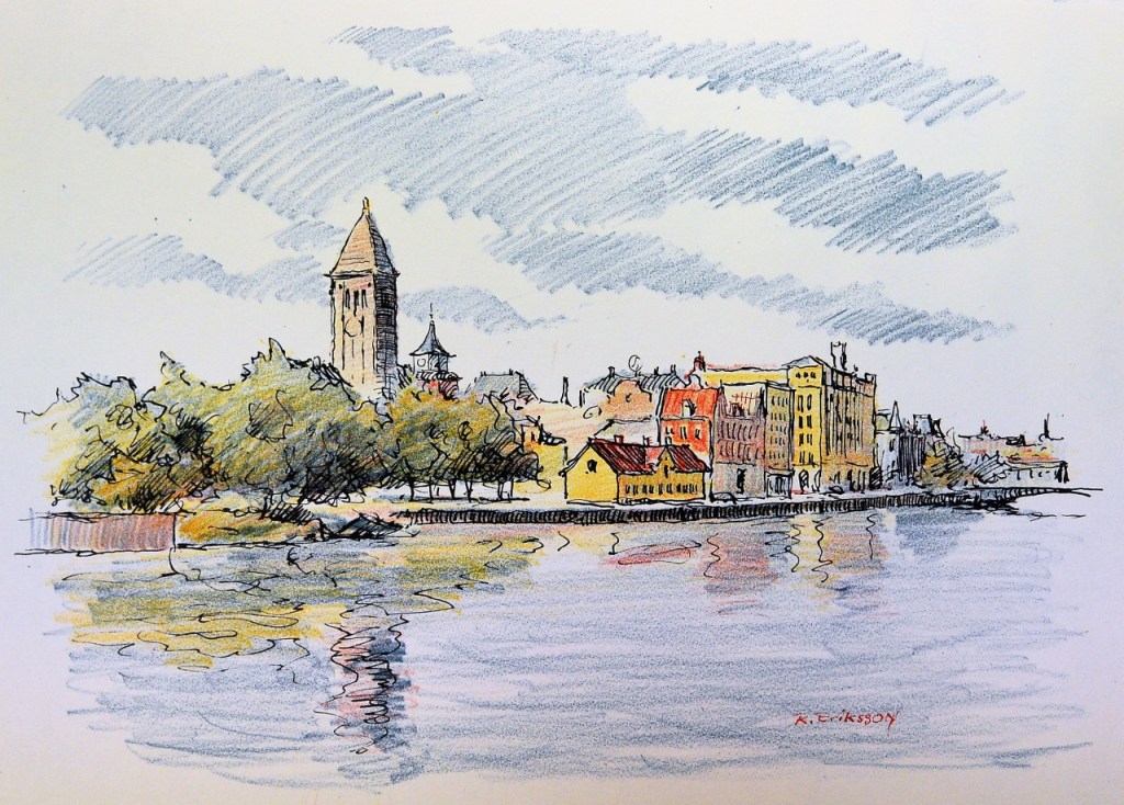 Norrköping - Gredelin - Grand hotell och Rådhuset