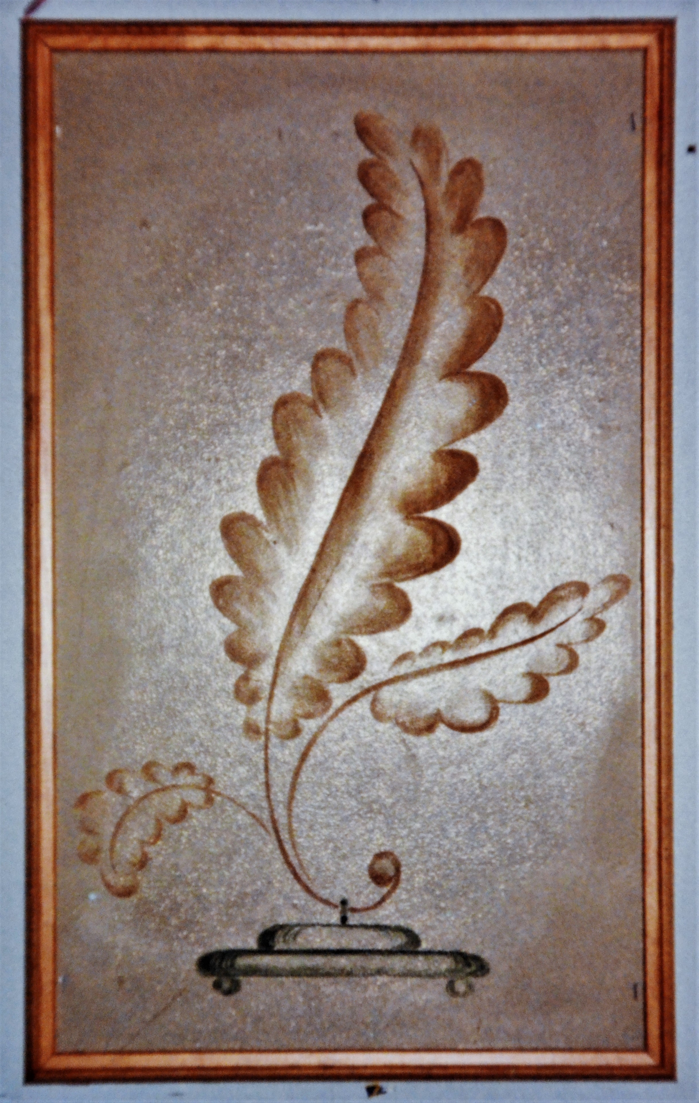 Väggmålning - Svärtinge Folkets Hus