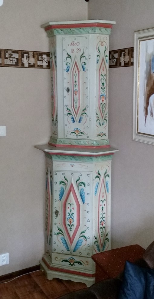Dekormålning - Skåp från 1829