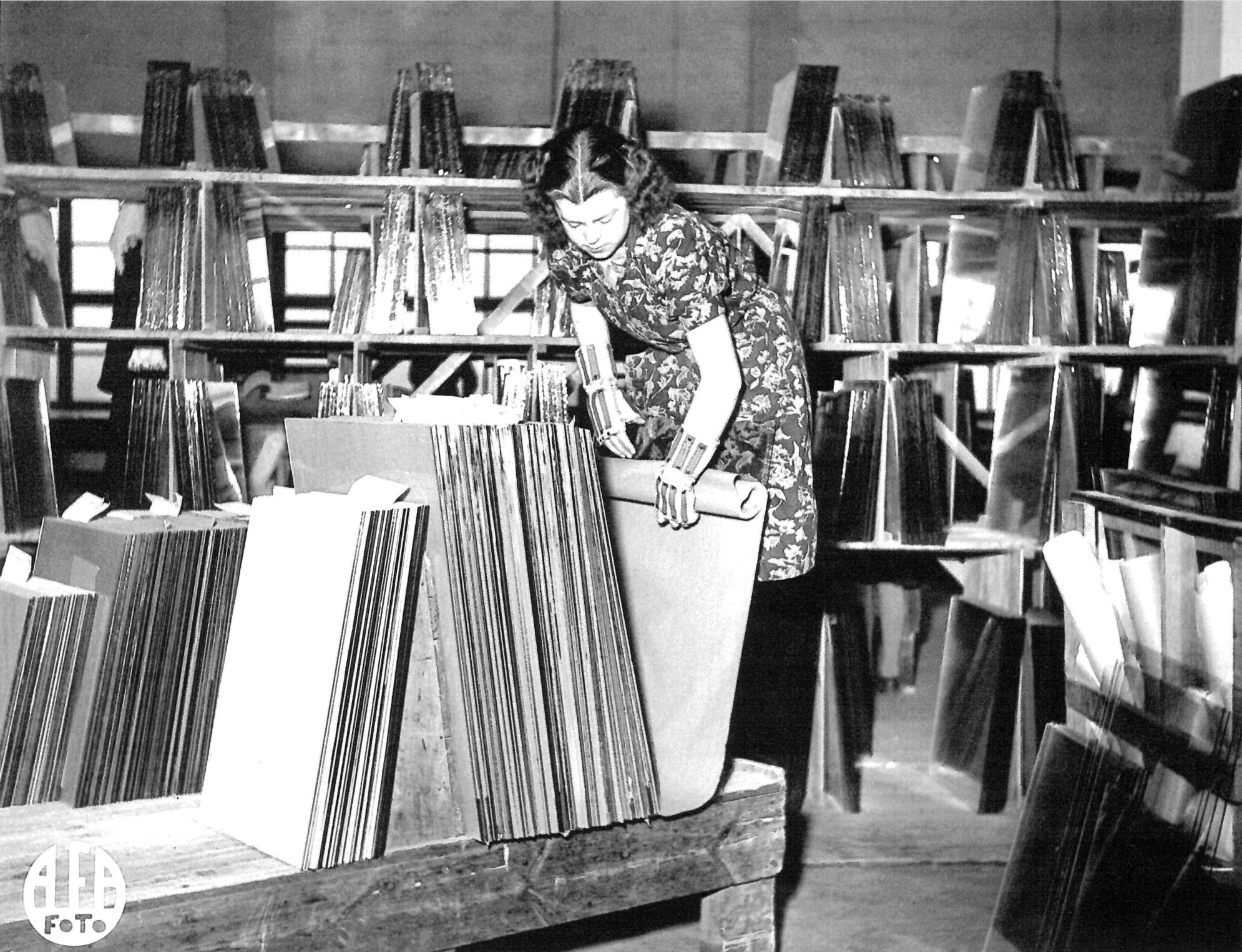 Oxelösunds Järnverk och Glasbruk - Packetering fönsterglas