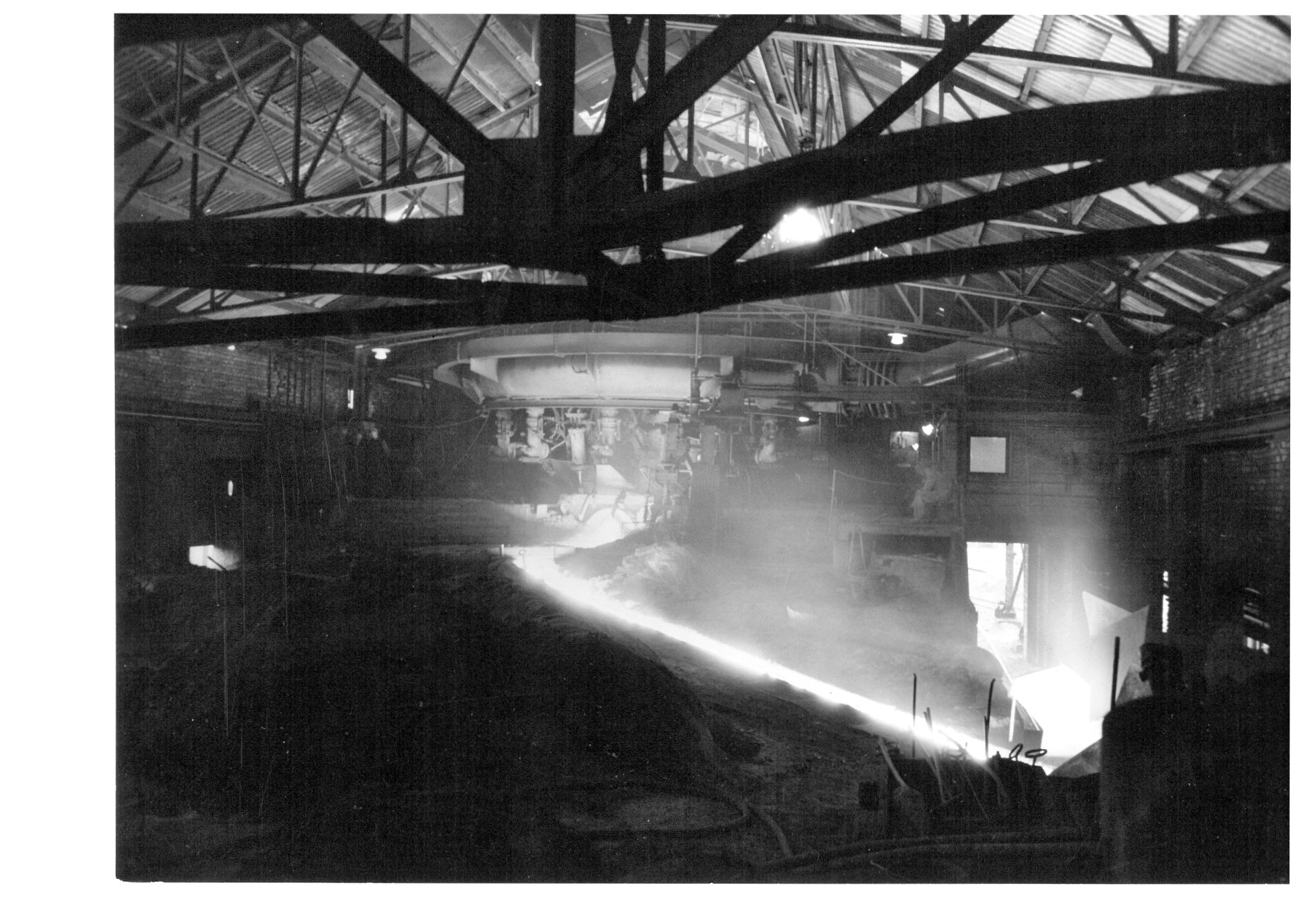 Oxelösunds Järnverk och Glasbruk - Utslag el tappning råjärn vid Masugn 2