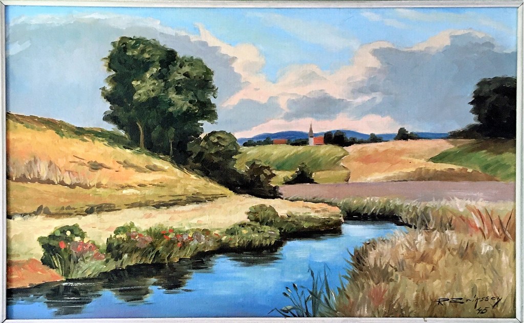 Olja - 1945 - Naturmotiv. Bidrag från Gert Haglund.