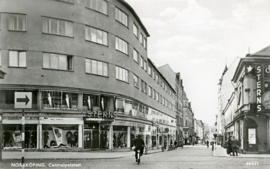 Norrköping - Sterns efter flytt 1940 över till Centralpalatset_Bild från 1941