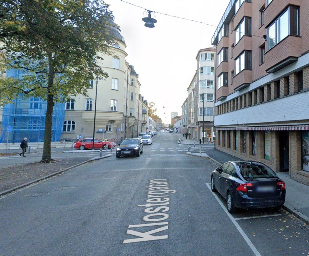 Jönköping - Klostergatan söderut_Google Maps 2022.