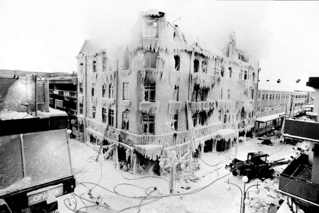 Artikelbild om Gulinshuset som brann