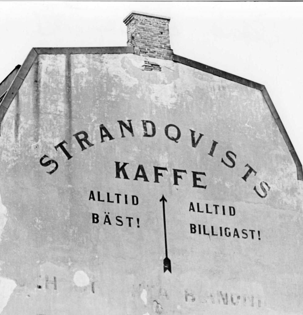 Skövde - Strandqvists kaffereklam