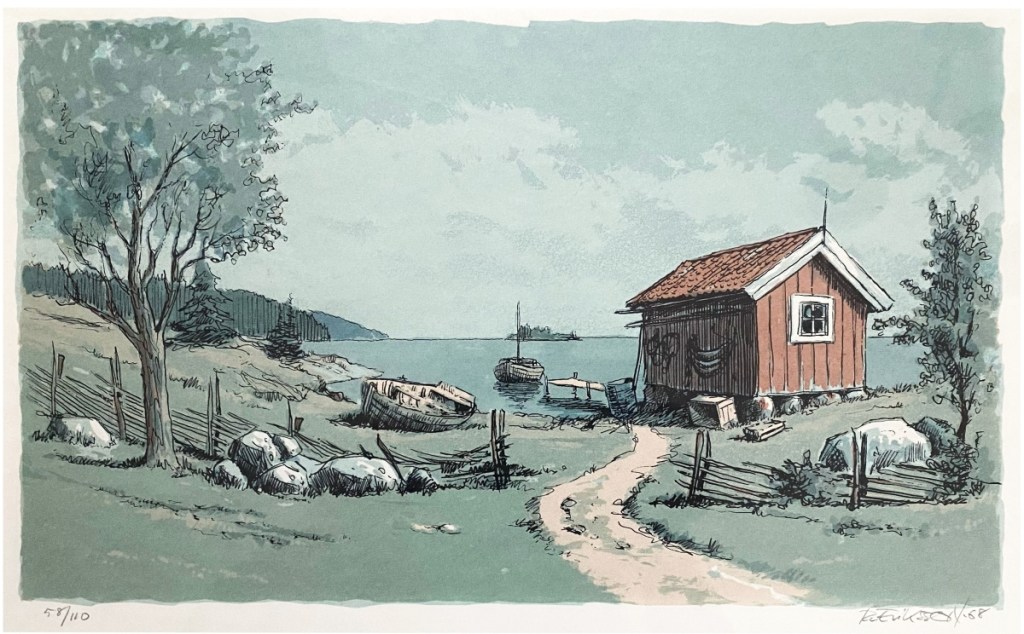 Landskap - Fiskebod_1968. Bidrag från besökare. Tack Nettan.