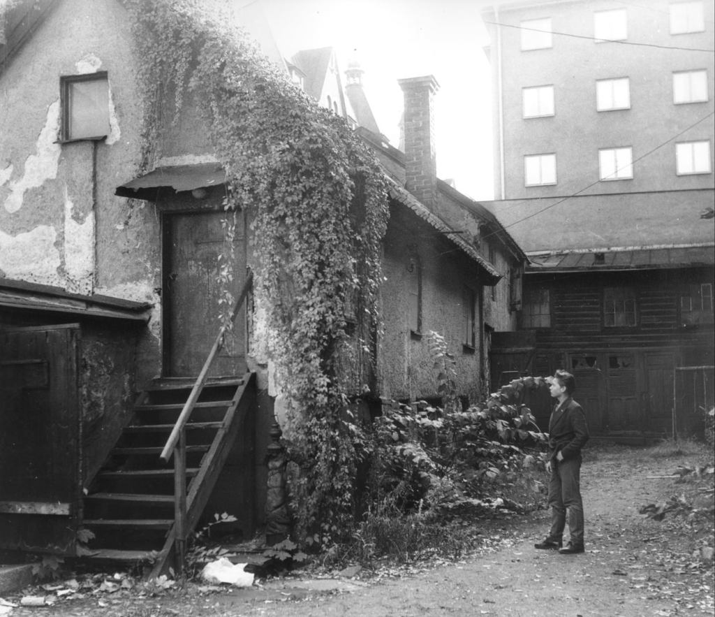 Ulla Winblads hus 1955. Bilden hämtat från FB-gruppen, NT Nostalgi. Är alltså från NT's bildarkiv.