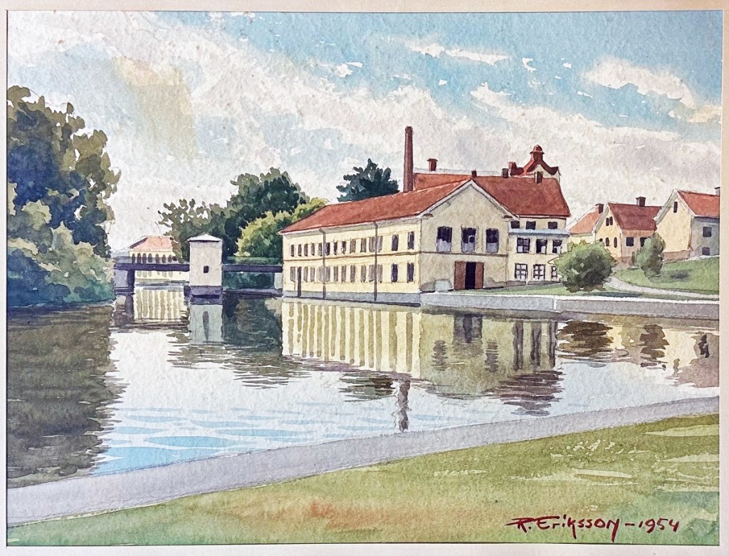 Linköping - Tullbron och Stångebro tvättinrättning_1954