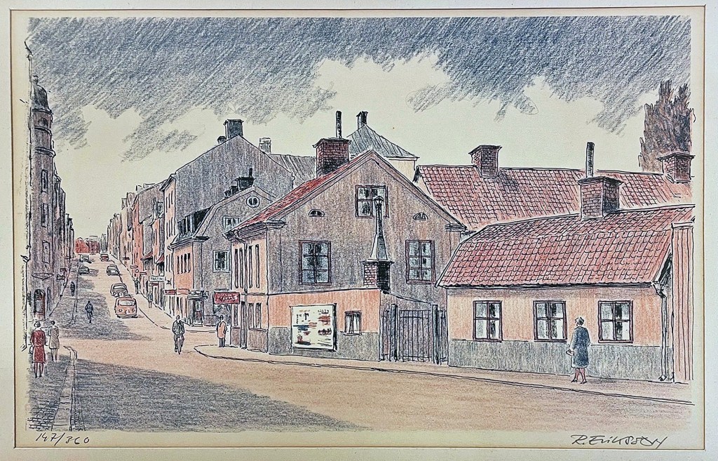 Norrköping - Sankt Persgatan. Motiv mot Dalsgatan