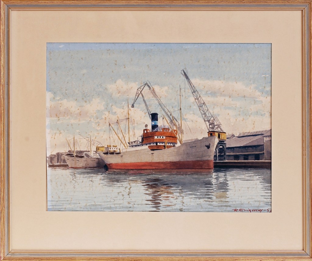 Norrköping - Akvarell - Nova 1957 - Bild från Auctionet 2024-12-04